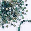 nbeads Approx. 246pcs 3mm Micro Faceted Gemstone Beads, Natural Moss