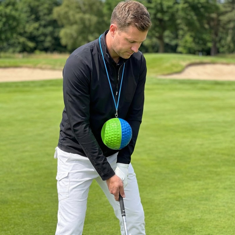 WIGERLON Golf Swing Training Ball for Keeping arms Connected,Golf Trainer