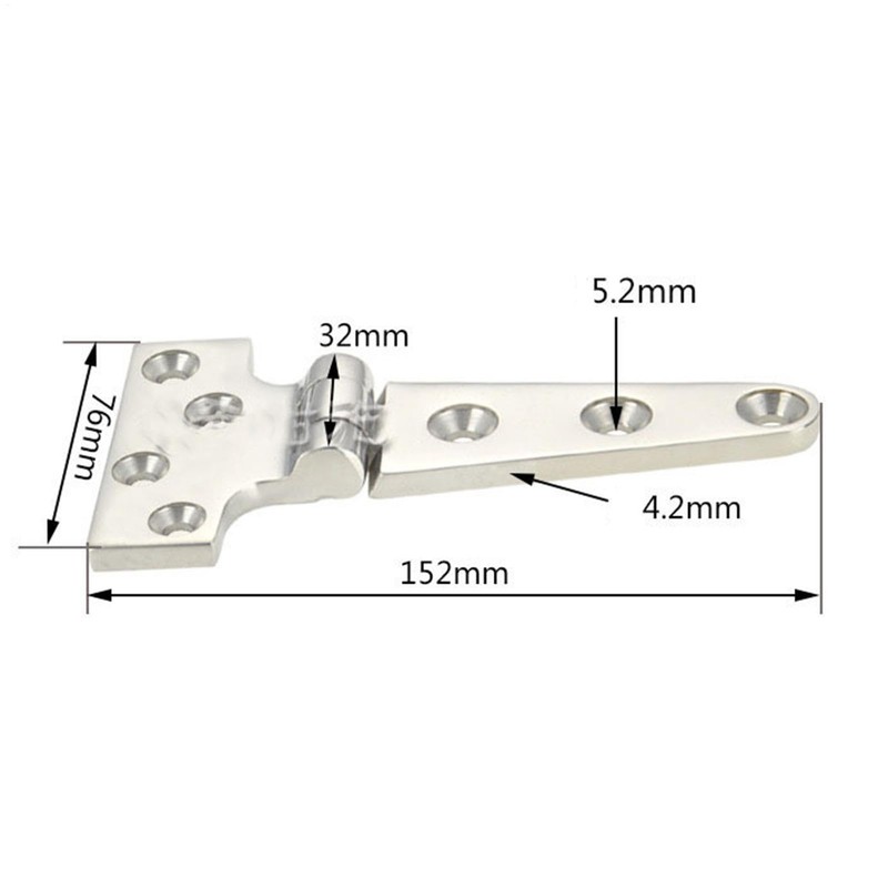 Barn Door Hinges,Marine Grade T Hinge for Yacht - Door