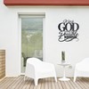 Unique Metal With God All Things Are Possible Wall Decor,