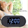 Depisuta 4 Levels Vibration Strength Adjustable Dual Alarm Clock with