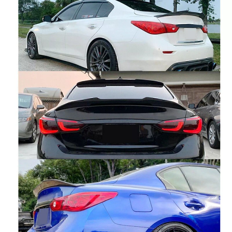 Geartronics High Kick Duckbill Trunk Spoiler For Infiniti Q50 14-21