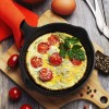 Commercial Chef 6.5 Inch Cast Iron Skillet, Black