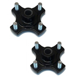 Vital All-Terrain 2 Pack Rear Wheel Hub Flange Plate 604112 for EZGO RXV Gas & Electric Golf Carts 2008 Up