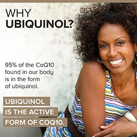 QUNOL PLUS Ubiquinol 200 mg - Omega 3 250 mg - Coenzima Q10 Activa - Energa Celular - Salud del Corazn y Presin Arterial - 90 Cpsulas Blandas         