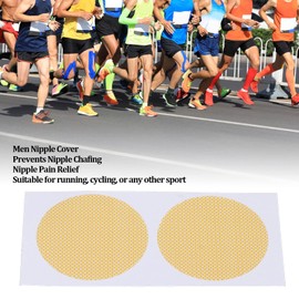Nipple Patches for Men, Soft, Breathable, Portable, Abrasion-Resistant Nipple Protection for Runners, Disposable Nipple Plasters Set for Runners, 50 Pairs