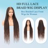 Olymei 360° Hd Full Lace Braided Wigs for Women Box