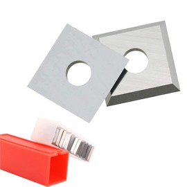 AKYLIN Indexable Cutting Inserts, 12 x 12 x 2.2 mm, Reversible Blade Carbide Inserts (as a Replacement) for Face Mills, Routers, Wood Cutters, Planers, End Mills