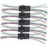 5Pcs Way Car Electrical Connector Waterproof Antiflaming Resilient Antioxidant Automotive