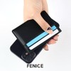 FENICE Card Holder Pocket Holder Simple Wallet Vegan PU Leather