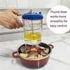 Glass Fat Gravy Separator, 4Cup, 304 Stainless Steel Strainer