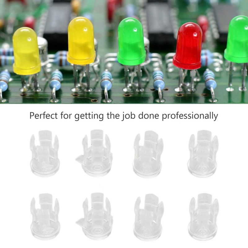 Pack of 100 LED Holders for Electronic Component Diode Electronic
