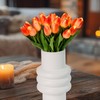 HOMESEASONS Light Up Artificial Tulip Bouquet Tulip Lamp Artificial Flower