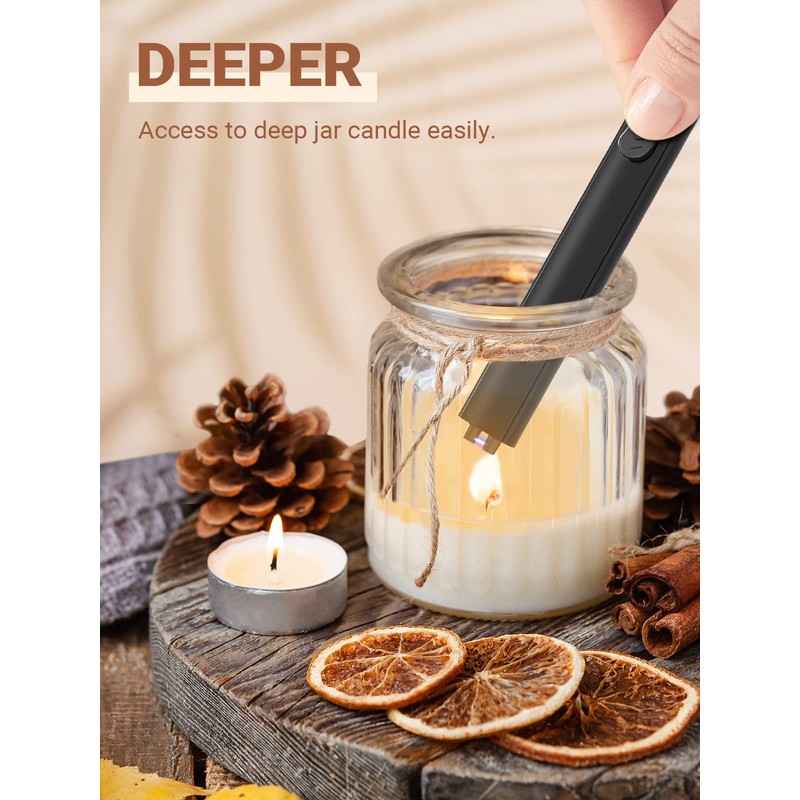 Candle Lighter Stocking Stuffers for Women Men, Electric Candle Lighter