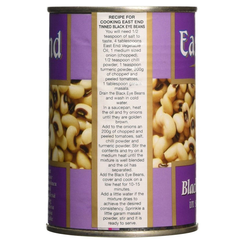 East End Black Eyed Beans, 400g