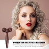 Wooden Massage Roller with Handle Body Muscle Relaxing Face Massager