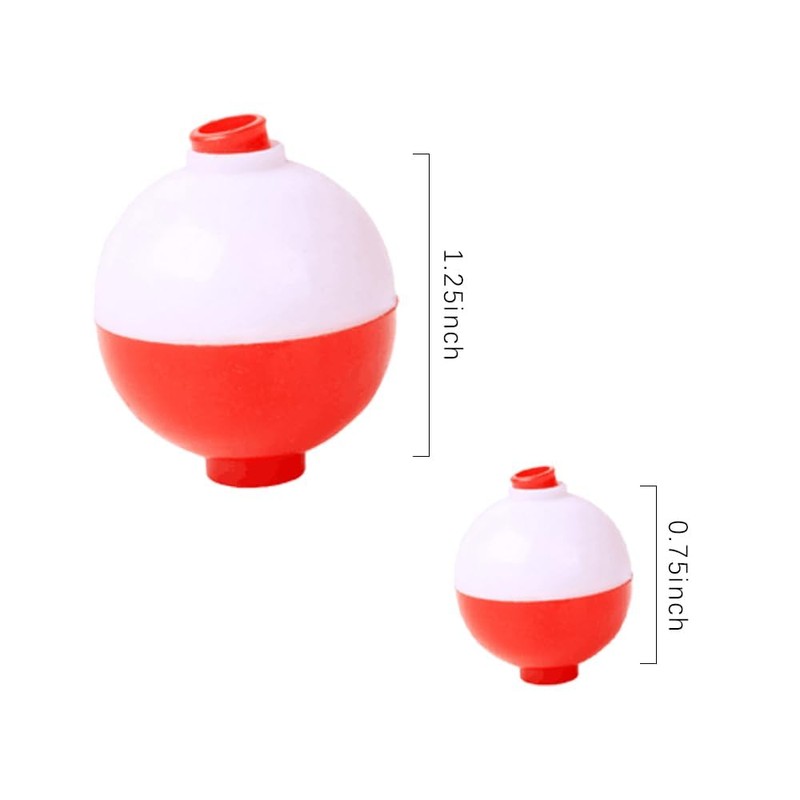 Namvo 10 Pcs Fishing Snap On Floats Bobbers Various Weights