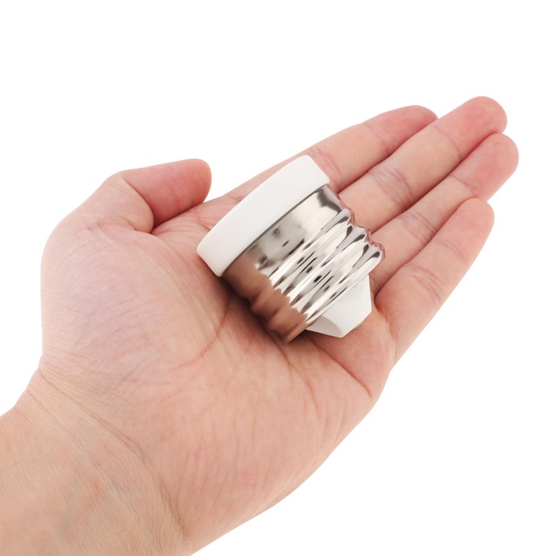 RTNLIT E39 to E26 Socket Adapter, Ceramic Mogul Base E39
