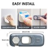 5 Pack Child Proof Refrigerator Lock, QYESWHSR Fridge Locks for