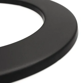 RAIK SH010 – (Flue Pipe/Stove Pipe 180 mm – Pack of 2 Wall Rosette, Black