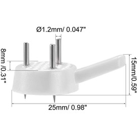 100 Pieces Plastic Hardwall Hanger Hooks,Photo Frame Traceless Hook Nail,Plastic Invisible Traceless Hardwall Picture Hook,Concrete Hanging Hooks Non-Trace Hanging Kit White for Photo Painting