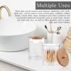 HENGBIRD Pack of 3 Cotton Buds Cotton Pads Storage Container