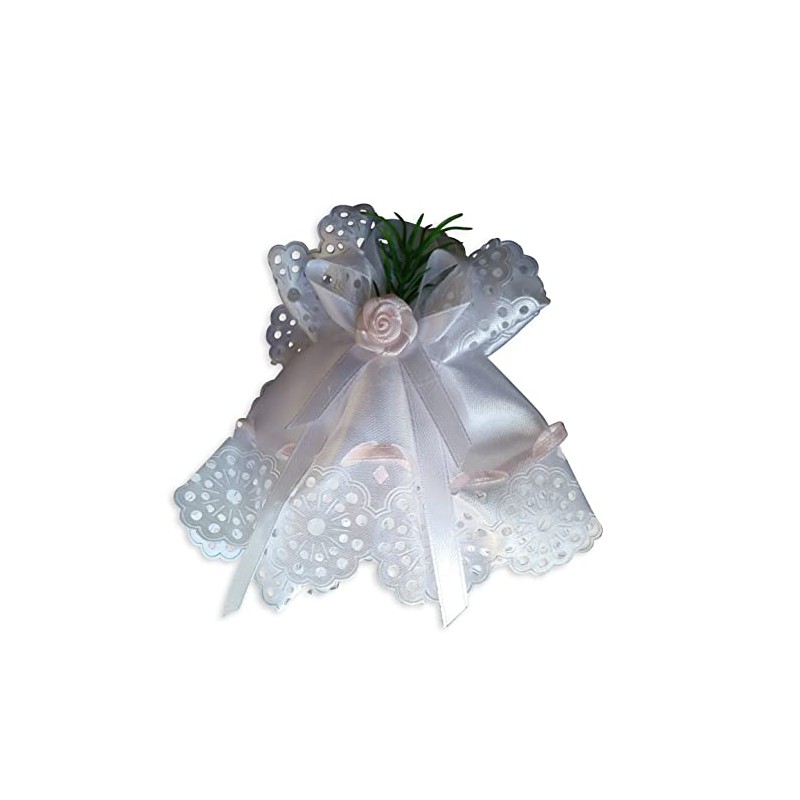 MaMeMi Manichetta Candele Battesimo e Comunione Rosa Ø 3–6 cm