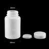 sourcing map Plastic Lab Chemical Reagent Bottle 100ml/3.4oz Wide Mouth