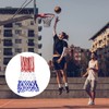 Basketball Net, 43cm Professional Nylon Braided Multicolor Basketball Net