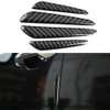 Bumper Protector Strip-4Pcs Door Edge Guard Carbon Fiber Bumper Door