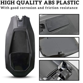 SAUTVS Black Cluster Relocator Kit for Can-Am Ryker, Plastic Gauge Speedometer Relocator Panel Bracket for Can Am Ryker 600 900 Sport & Ryker Rally All Models Accessories (Replace #219400948)