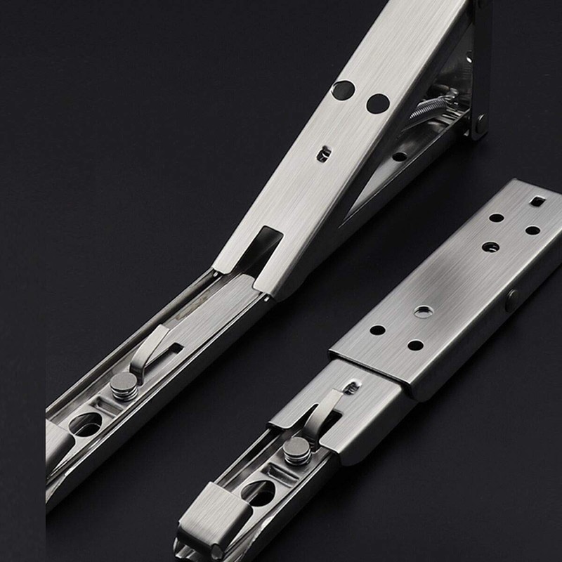 1 pair of folding brackets, 240 x 136 mm, folding