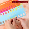 sourcing map Embroidery Floss Organizer Cards, Plastic Cross Stitch Thread