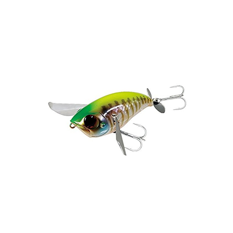 JACKALL Noisy Pompadour 79mm 22g IS Chartreuse Backgillbone Lure