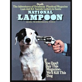 National Lampoon the Death Issue Magazine Cover FRIDGE MAGNET 6x8 Large