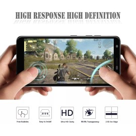 macrocenter For LG Escape Plus / LG Aristo 4 Plus Full Cover Tempered Glass Screen Protector