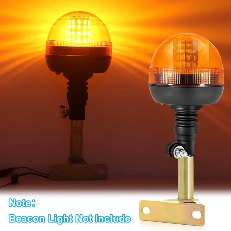 Biqing 1PCS Beacon Lights Mounting Bracket，Tractor Beacon Light Mounting Bracket