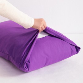 Organictune Pillow Cases Queen Size Set of 2 Microfiber Pillowcases Shrinkage and Fade Resistant Pillow Covers with Envelope Closure（Purple,20x30 Inches）