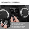 Polodunn Window Button Cover for 2012-2017 Jeep Wrangler JK &