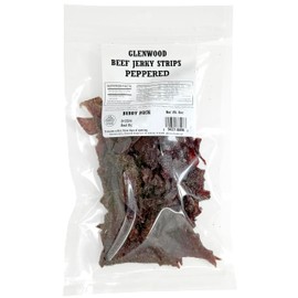 Glenwood Beef Jerky Tender Beef Jerky Buddy Pack Beef Jerky Strips 6 Ounce (6 Ounce, Peppered)