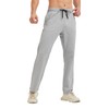 Idtswch 36" Long Inseam Men's Tall Yoga Sweatpants Open Bottom