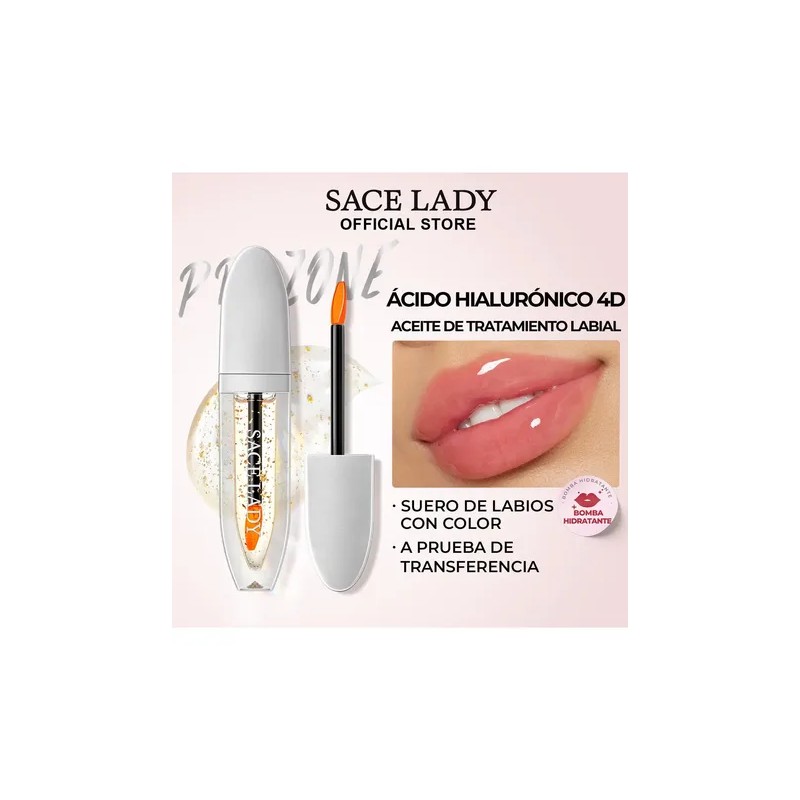 Sace Lady Brillo Labial Hidratante 4d Con Cambio De Color