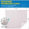 SmoTecQ SmoTecQ 6-Pack Premium Microfiber Eyeglass Cleaning Cloths, Safe Cleans