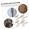 NUOBESTY Door Hinge Stopper 4pcs Door Gap Blocker with Cushioned