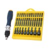 36Pcs Screwdriver Set Magnetic Rotatable Base 1/4 Socket Ratchet Screwdriver