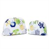 Round Pouch (Small) Fruit Twin Bloom W1001800 Cosmetic Pouch, Botanical