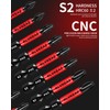 10-Pack Phillips Bits #1#2#3 Impact Magnetic, 2 Inch Phillips Head