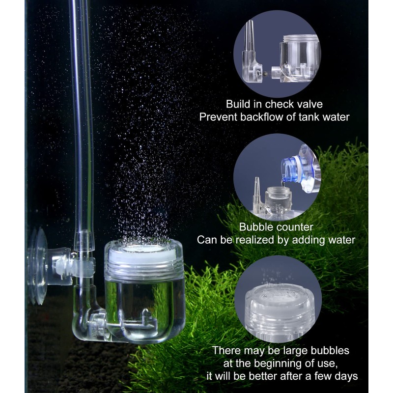 Clscea G211 Aquarium DIY CO2 Generator System Kit with Needle