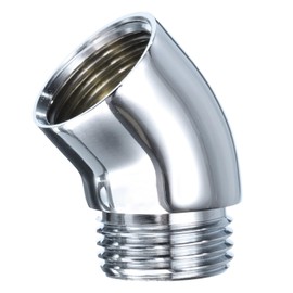 QUARKZMAN Shower Shut-off Valve G1/2 Brass Shower Flow Control Valve 130 Degree Knee Piece Adapter Connection Water Flow Control Valve Regulator for Hand Shower