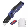 WORKPRO Folding Utility Knife Razor Knife for Cartons Cardboard Boxes